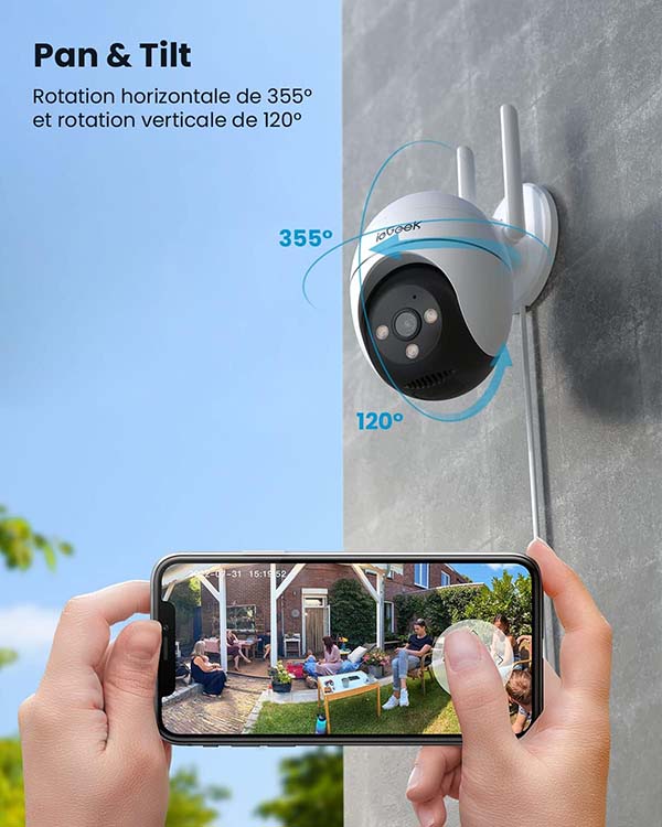 Assurez votre sérénité avec la Caméra IeGeek ZS-GQ2 : Le summum de la technologie au service de votre sécurité